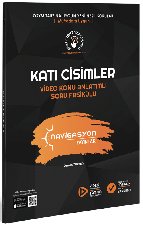 Navigasyon YKS TYT AYT Matematik Katı Cisimler Konu Anlatımlı Soru Fasikülü Navigasyon Yayınları