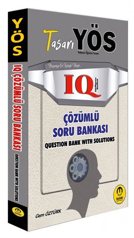 Tasarı YÖS IQ Çözümlü Soru Bankası Tasarı Yayınları