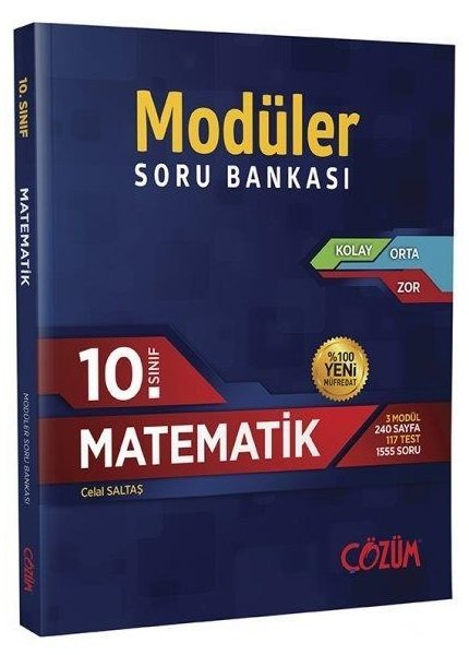 SÜPER FİYAT - Eğitim Vadisi 10. Sınıf Matematik Modüler Soru Bankası Eğitim Vadisi Yayınları