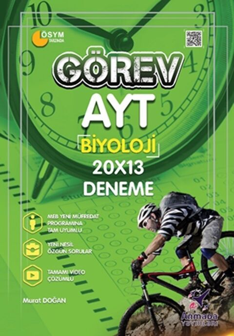 Armada YKS AYT Biyoloji Görev 20x13 Deneme Armada Yayınları