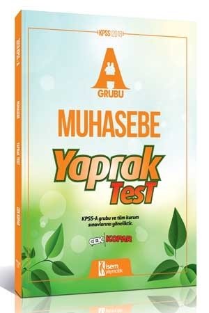 SÜPER FİYAT - İsem 2018 KPSS A Muhasebe Çek Kopar Yaprak Test İsem Yayınları