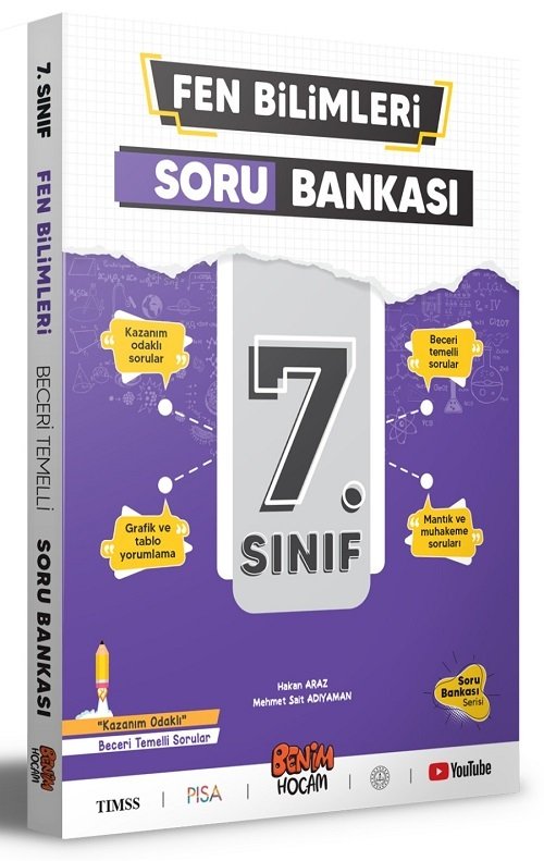 Benim Hocam 7. Sınıf Fen Bilimleri Soru Bankası Benim Hocam Yayınları