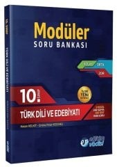 SÜPER FİYAT - Eğitim Vadisi 10. Sınıf Türk Dili ve Edebiyatı Modüler Soru Bankası Eğitim Vadisi Yayınları