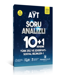 Puan YKS AYT Türk Dili ve Edebiyatı Soru Analizi 10+1 Deneme Puan Yayınları