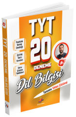 Dizgi Kitap YKS TYT Dil Bilgisi 20 Deneme Video Çözümlü Dizgi Kitap