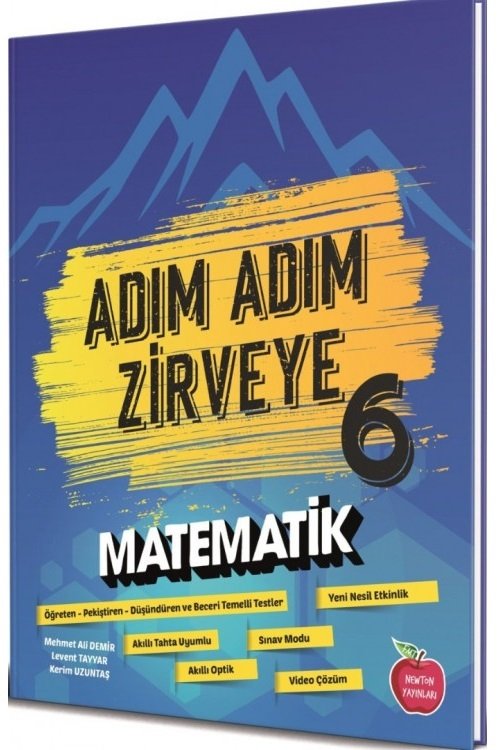 Newton 6. Sınıf Matematik Adım Adım Zirveye Soru Bankası Newton Yayınları