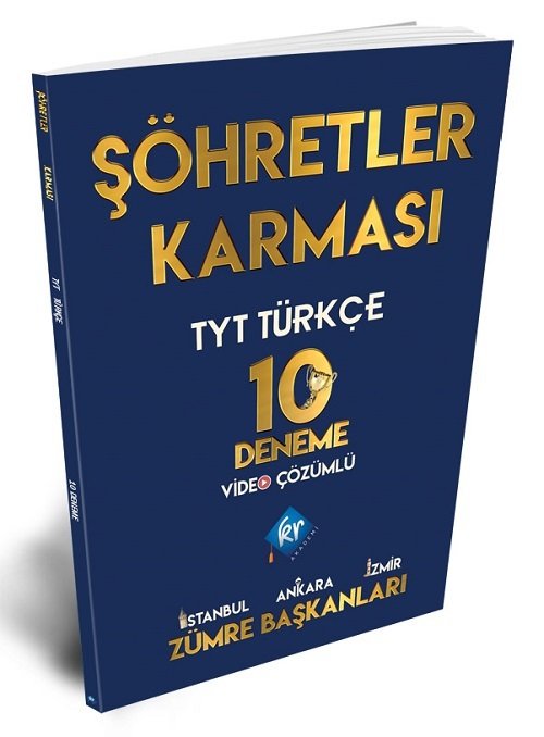 KR Akademi YKS TYT Türkçe Şöhretler Karması 10 Deneme Video Çözümlü KR Akademi