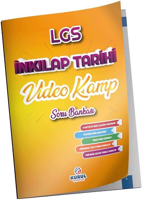 Kurul 8. Sınıf LGS İnkılap Tarihi Video Kamp Soru Bankası Kurul Yayıncılık