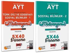 SÜPER FİYAT - Yargı YKS AYT Türk Dili ve Edebiyatı + Sosyal Bilimler 1-2 Motivasyon 10 Deneme 2 li Set Yargı Yayınları