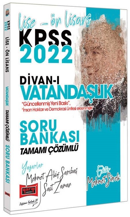 Yargı 2022 KPSS Lise Ön Lisans Divanı Vatandaşlık Soru Bankası Çözümlü - Mehmet Akif Sarıbaş, Sait Zaman Yargı Yayınları