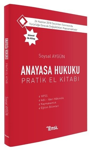 Temsil Anayasa Hukuku Pratik El Kitabı - Soysal Aygün Temsil Yayınları