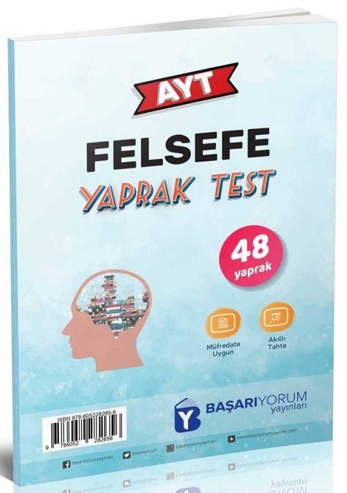 Başarıyorum YKS AYT Felsefe 48 Yaprak Test Başarıyorum Yayınları