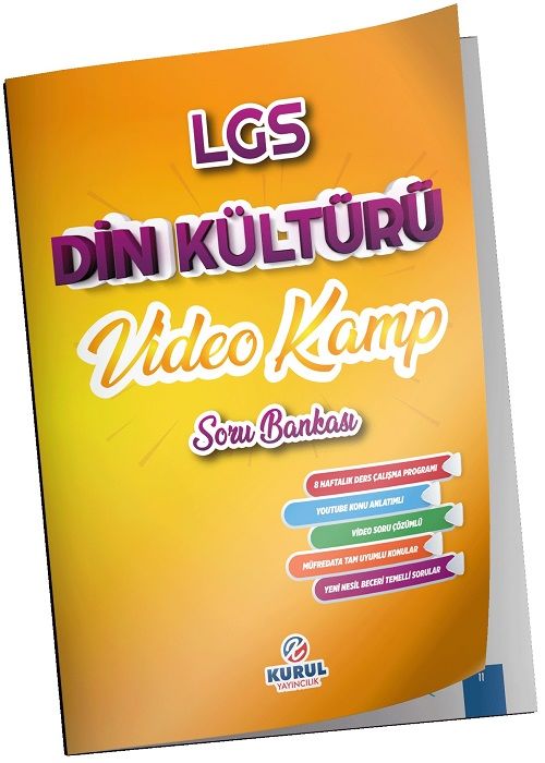 Kurul 8. Sınıf LGS Din Kültürü Video Kamp Soru Bankası Kurul Yayıncılık