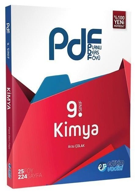 SÜPER FİYAT - Eğitim Vadisi 9. Sınıf Kimya PDF Planlı Ders Föyü Konu Anlatımlı Eğitim Vadisi Yayınları