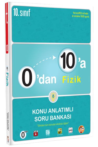 Tonguç 10. Sınıf 0 dan 10 a Fizik Konu Anlatımlı Soru Bankası Tonguç Akademi