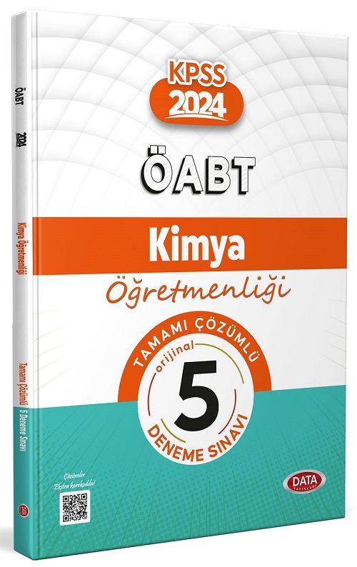 Data 2024 ÖABT Kimya Öğretmenliği 5 Deneme Çözümlü Data Yayınları