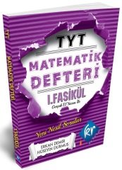 KR Akademi YKS TYT Matematik Defteri 1. Fasikül El Yazısıyla KR Akademi Yayınları