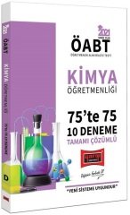 Yargı 2021 ÖABT Kimya Öğretmenliği 75 te 75 10 Deneme Sınavı Çözümlü Yargı Yayınları