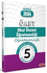 Data 2024 ÖABT Okul Öncesi Öğretmenliği 5 Deneme Çözümlü Data Yayınları