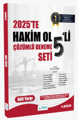 İlken 2025 Adli Yargı Hakim Ol 5 Deneme Çözümlü 4. Baskı İlken Yayınları