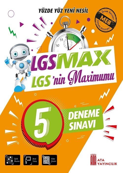 Ata Yayıncılık 8. Sınıf LGS Max 5 Deneme Ata Yayıncılık