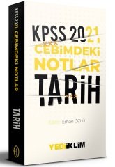 Yediiklim 2021 KPSS Tarih Cebimdeki Notlar Cep Kitabı Yediiklim Yayınları