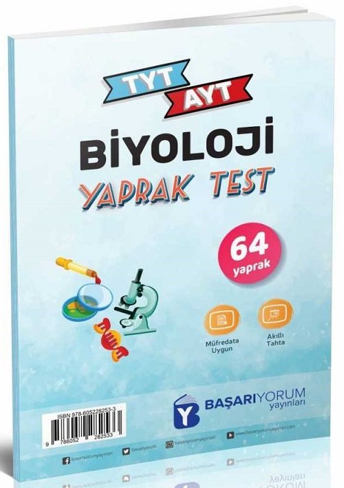 Başarıyorum YKS TYT AYT Biyoloji 64 Yaprak Test Başarıyorum Yayınları