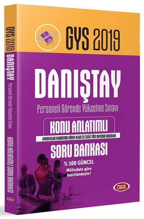 Data 2019 GYS Danıştay Personeli Konu Anlatımlı Soru Bankası Görevde Yükselme Data Yayınları