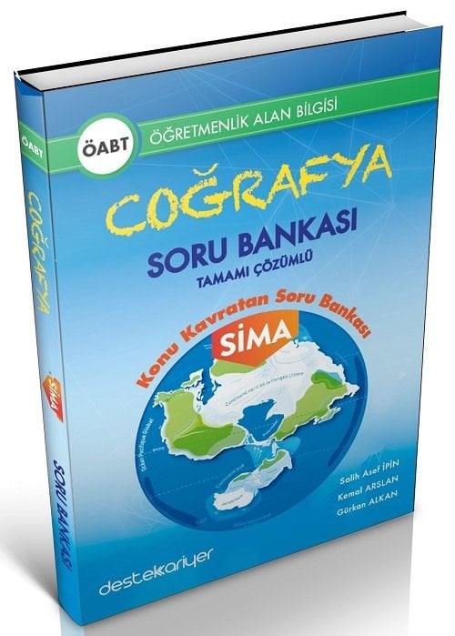 Destek Kariyer ÖABT Coğrafya SİMA Soru Bankası Çözümlü Kemal Arslan Destek Kariyer Yayınları