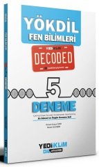 Yediiklim YÖKDİL Fen Bilimleri Decoded 5 Deneme Yediiklim Yayınları