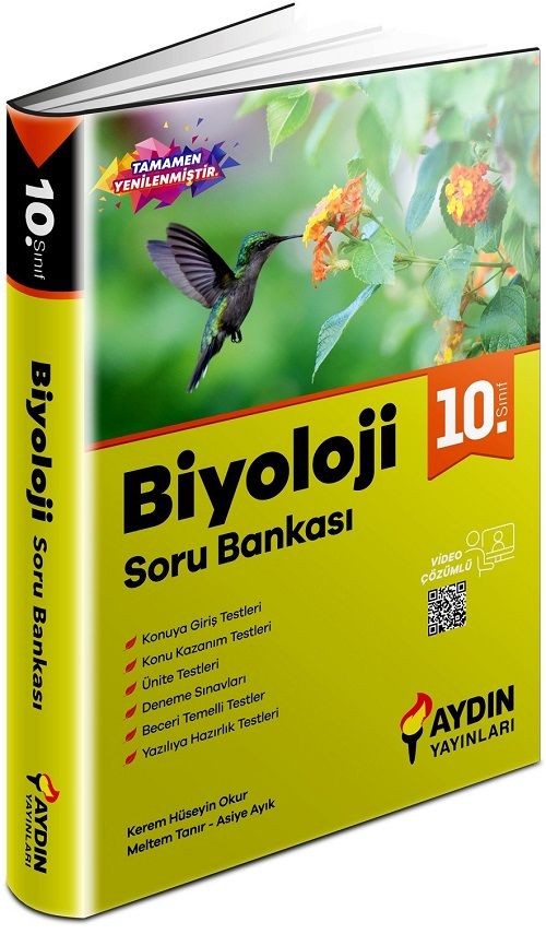 Aydın 10. Sınıf Biyoloji Soru Bankası Aydın Yayınları