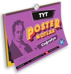 KR Akademi YKS TYT Coğrafya Poster Notlar KR Akademi Yayınları