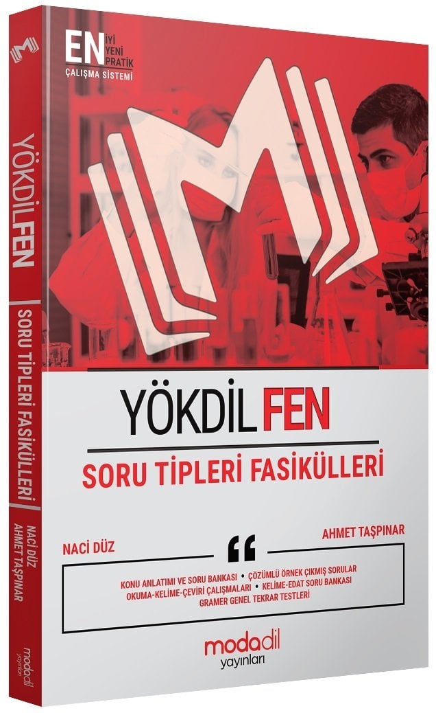 Modadil YÖKDİL Fen Soru Tipleri Fasikülleri Modadil Yayınları