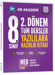 KR Akademi 8. Sınıf Tüm Dersler 2. Dönem Yazılılara Hazırlık Kitabı KR Akademi