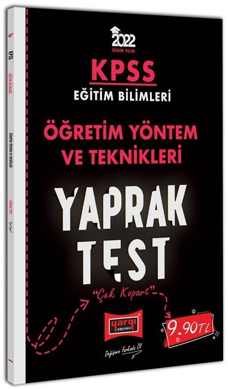 Yargı 2022 KPSS Eğitim Bilimleri Öğretim Yöntem ve Teknikleri Yaprak Test Yargı Yayınları