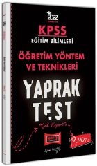 Yargı 2022 KPSS Eğitim Bilimleri Öğretim Yöntem ve Teknikleri Yaprak Test Yargı Yayınları