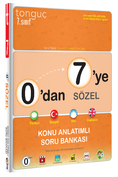 Tonguç 7. Sınıf 0 dan 7 ye Sözel Konu Anlatımlı Soru Bankası Tonguç Akademi