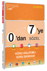 Tonguç 7. Sınıf 0 dan 7 ye Sözel Konu Anlatımlı Soru Bankası Tonguç Akademi