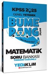 Yediiklim 2025 KPSS Matematik Bumerang Soru Bankası Çözümlü Yediiklim Yayınları