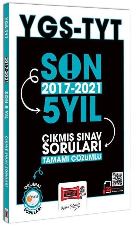 SÜPER FİYAT - Yargı YKS TYT YGS Son 5 Yıl Çıkmış Sorular 2017-2021 Yargı Yayınları