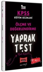 Yargı 2022 KPSS Eğitim Bilimleri Ölçme ve Değerlendirme Yaprak Test Yargı Yayınları