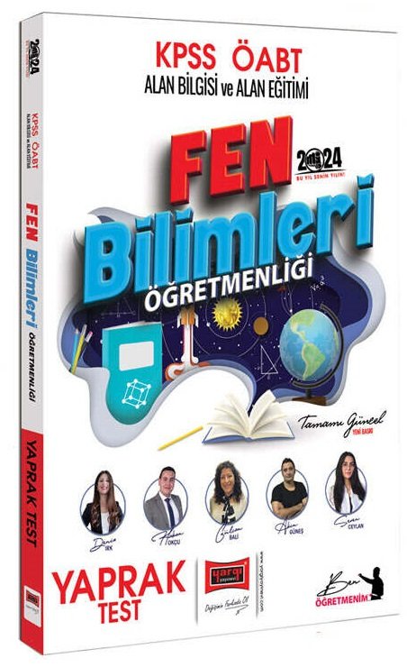 Yargı 2024 ÖABT Fen Bilimleri Öğretmenliği Yaprak Test Yargı Yayınları