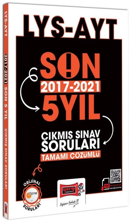 SÜPER FİYAT - Yargı YKS AYT LYS Son 5 Yıl Çıkmış Sorular 2017-2021 Yargı Yayınları