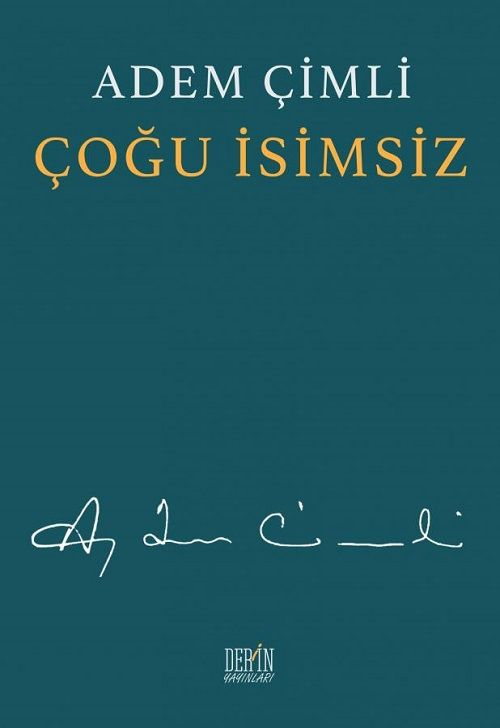 Derin Yayınları Çoğu İsimsiz - Adem Çimli Derin Yayınları