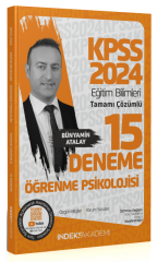 SÜPER FİYAT - İndeks Akademi 2024 KPSS Eğitim Bilimleri Öğrenme Psikolojisi 15 Deneme Çözümlü - Bünyamin Atalay İndeks Akademi Yayıncılık