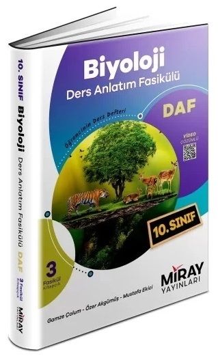 Miray 10. Sınıf Biyoloji DAF Ders Anlatım Fasikülü Miray Yayınları