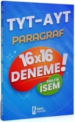 SÜPER FİYAT - İsem YKS TYT AYT Paragraf Pratik İsem 16x16 Deneme İsem Yayınları