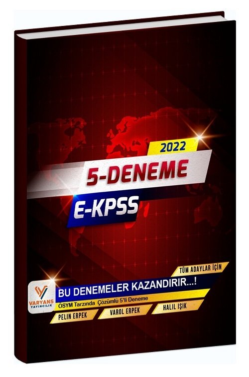 Varyans 2022 EKPSS 5 Deneme Çözümlü Varyans Yayınları