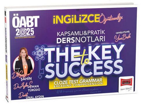 Yargı 2025 ÖABT İngilizce Öğretmenliği The Key To Success Cloze Test Grammar Ders Notları - Sevgi Şahin Yargı Yayınları