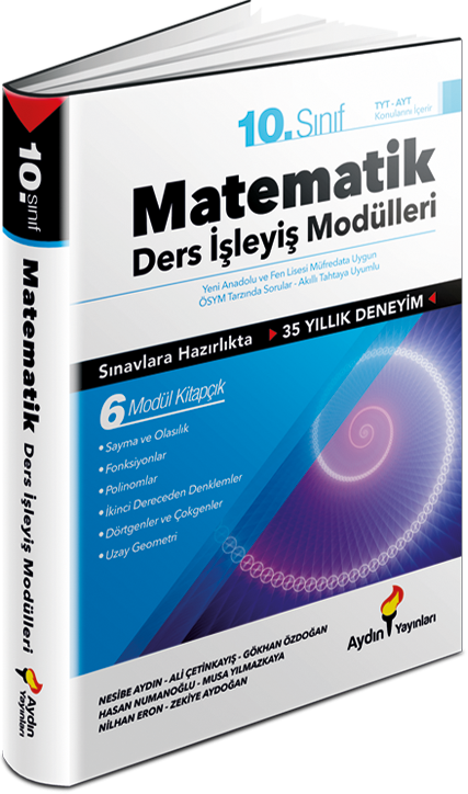 Aydın 10. Sınıf Matematik Ders İşleyiş Modülleri Aydın Yayınları